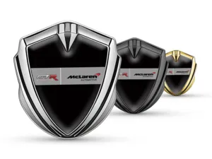 McLaren Insignia Autoadhesiva De Carrera Imagen Óptimo